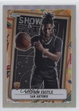 2024-25 Topps Chrome Show and Tell Refractor Stephon Castle #ST-13 f4k