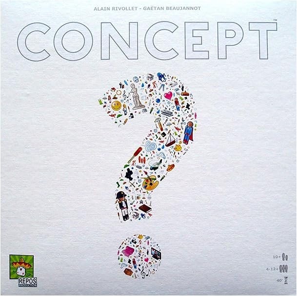 Concept Party Board Game Team Guessing Family Game 4-12 Players Strategy Fun