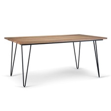 Hunter Dining Table Natural Wood | Modern Solid Wood Design