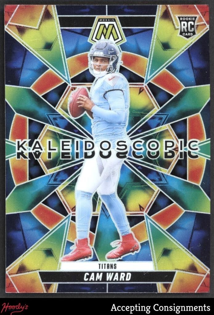 2025 Panini Mosaic Kaleidoscopic #2 Cam Ward RC ROOKIE TITANS