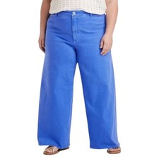 Universal Thread Women's Blue Sailor High Rise Wide Leg Jeans Size 16