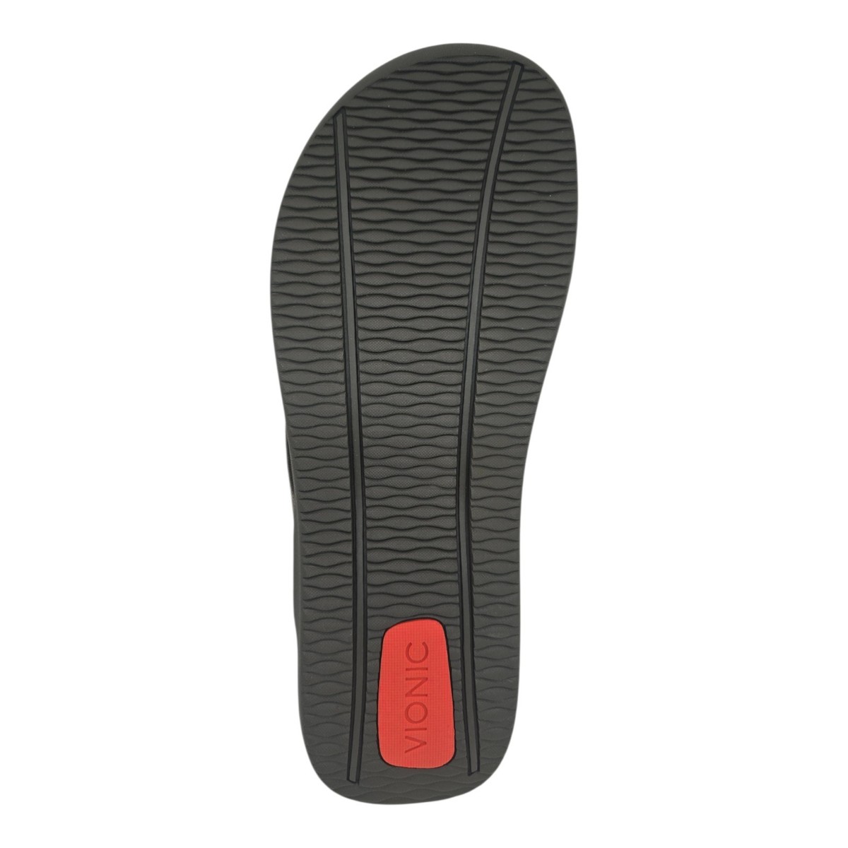 Vionic Wave Orthotic Flip Flops Gray Foam Bubble-Textured Vionic Gray Sandals for Women for sale | eBay main image 2