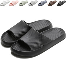 Shower Shoes for Men and Women, Soft Lightweight Quick-Drying Non-Slip House S