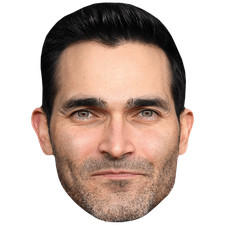 Tyler Hoechlin (Stubble) Big Head. Larger than life mask.