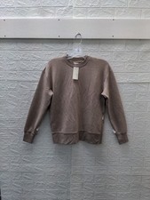 New Varley Gabriella Sweat Taupe marl Sz S