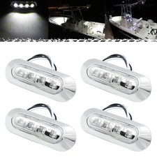 3.8'' Waterproof Boat Marine LED Lights Courtesy Interior Deck Light Navigation