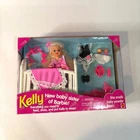Vintage 1994 Mattel Kelly Doll New Baby Sister of Barbie Nursery Set 12489 NIB