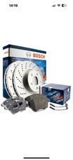 BOSCH 2x BREMSSCHEIBEN + BEL&Auml;GE MERCEDES A-KLASSE B-KLASSE CLA GLA-KlASSE HINTEN