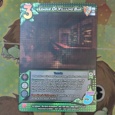 League of Villains Bar MHA-Q04 P 03/05 My Hero Academia Mint Promo Card