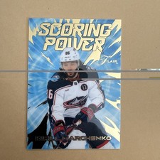 2025-26 Fleer Flair Scoring Power SP-9 KIRILL MARCHENKO Blue Jackets