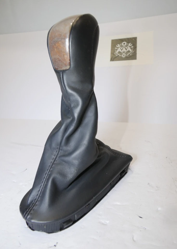 🟩03-06 梅赛德斯 W211 E55 AMG E500 变速器刀靴盖黑色木质原始设备制造商 — 第 2/4 张图片