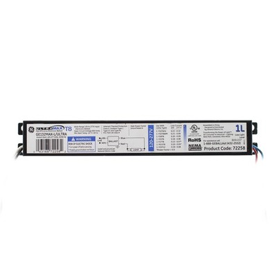 GE GE132MAX-L/ULTRA 72258 ELECTRONIC BALLAST, 1-LAMP, F32T8U, 32W T8U, 120/277V