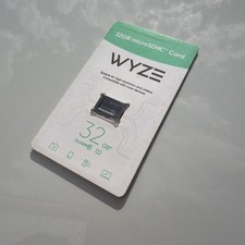 Wyze 32GB MicroSDHC Class 10 U1 Flash Memory Card WYZEMSD32C10 High Speed