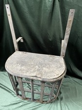 Vintage Galvanised  Hay Rack Horse /sheep Feeder  / Garden Planter / Heavy