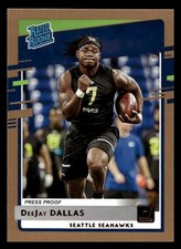 2020 Donruss #345 DeeJay Dallas Rookie Press Proofs Bronze Seahawks