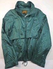 Eddie Bauer Men's Vintage Outdoor Green Full Zip Wind Breaker Jacket Hiking Sz L