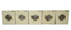 Mercury Dimes 10c 1941 S, 1942 S, 1943 S, 1944 S, 1945 S  Lot of 5 Coins