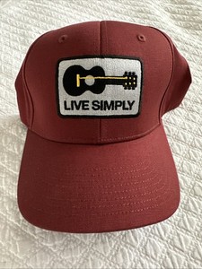 Rare Patagonia Live Simply guitar hat EUC / RARE! Patagonia LIVE SIMPLY Guitar Camp Hike Blue  main image 3