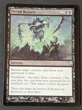 MTG Card - 1x Dread Return - Time Spiral, MP Played - Foil - Magic The Gathering