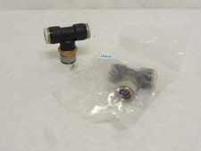 209741 New-No Box; Festo QBT-1/2-1/2-U Lot-2 T-Fitting 533322; 1/2" PTC x 1/2 NP