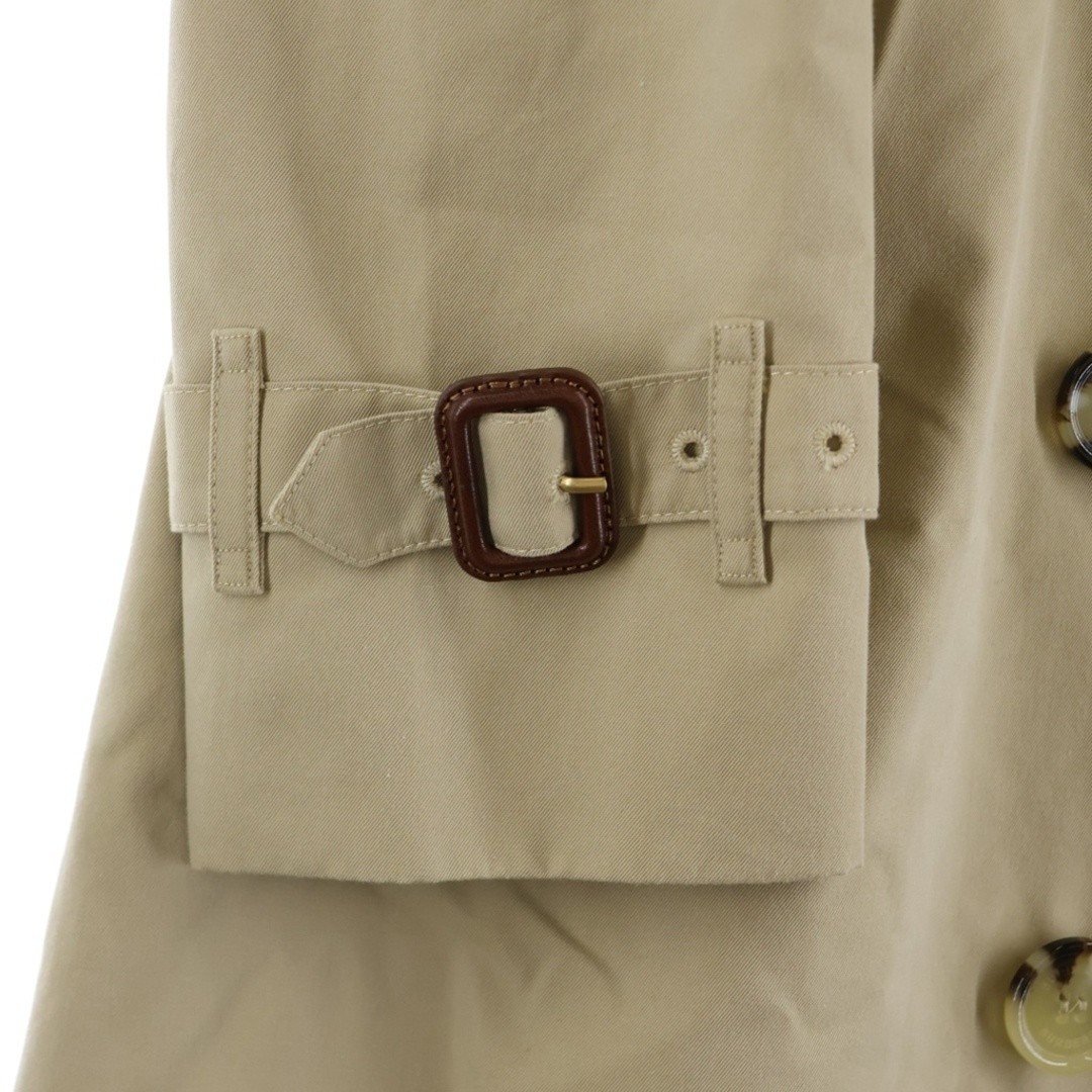 BURBERRY KENSINGTON Lined Nova Check Trench Coat Long Beige 8045774 Womens Used image 5