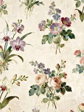 Vintage Wallpaper Peel and Stick Floral Contact Paper for Cabinet Drawers 17" X