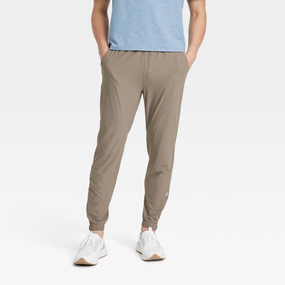 Мужские легкие трикотажные брюки для бега трусцой - All In Motion Persuading Grey XL 2490₽