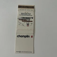 Champlin Motor Oils Great Plains Vintage Matchbook Cover TMB42-5