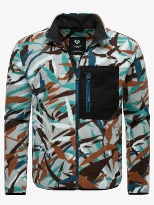 Ragwear Collsy Fleecejacke Aqua Größe M Herren