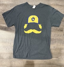 Rare Milwaukee Brewers T-Shirt Bernie Brewer “I Took A Kwik Trip” Large