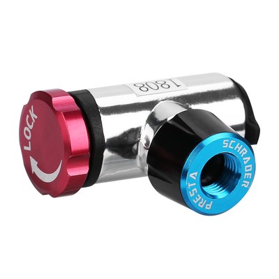 GIYO Cycling Bike Fahrrad CO2 Cartridge Pump Ball Mini Tragbarer Aufblaskopf BK