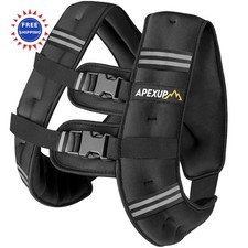 Weighted Vest 25lbs for Strength Training Running APEXUP Women Workout Equipment