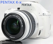 PENTAX K-X Digital SLR Camera Kit White 12 Megapixels Compact Design