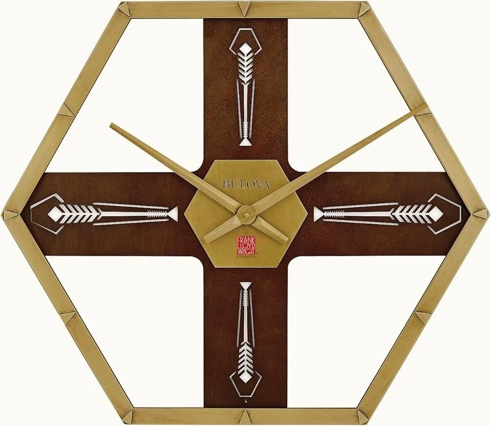 Bulova Imperial Wall Clock C4351 | Artistic Design Inspired by Iconic Architectu
