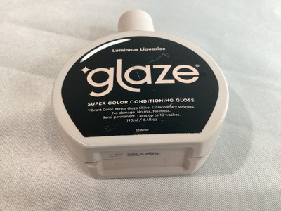 Glaze Super Color Conditioning Gloss Luminous Liquorice 190 ml / 6.4 oz Hair 
