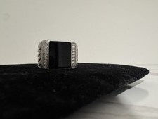 Effy Black Onyx Diamond Band / Ring