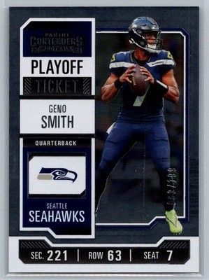 2023 Panini Contenders #90 Geno Smith Playoff Ticket #/199