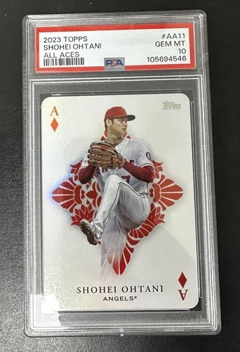 2023 Topps All Aces Shohei Ohtani SP #AA11 PSA 10 GEM MINT