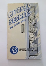 Vintage MCM Anthropomorphic Food Morbid Dark Humor Kitchen Tips Booklet 1950's