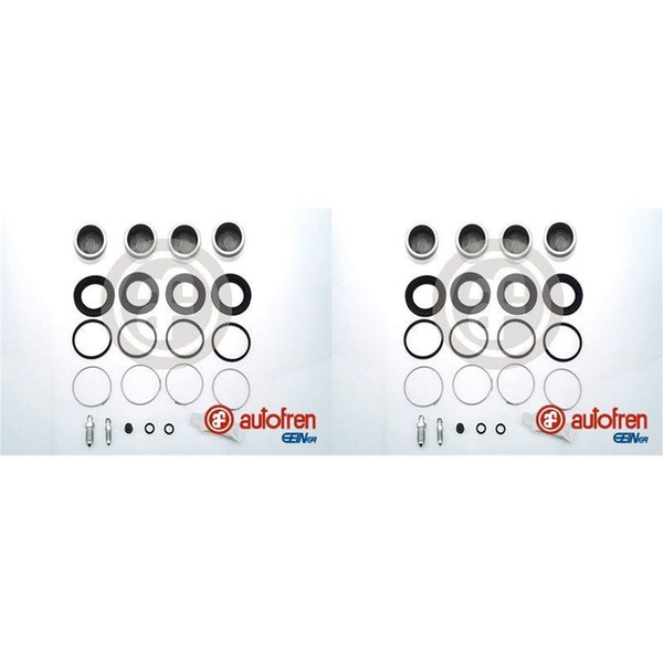 2X Autofren Bremssattel RAPARATUR-SATZ Vorne Passend FüR Mitsubishi Pajero-image