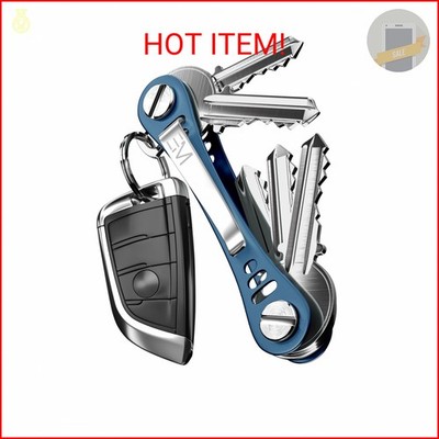 EM Premium Products Compact Key Holder - Pocket Key Organizer - 14 Keys Key Bar