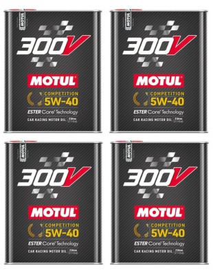 8l Motul 300V COMPETITION 5W-40 Motoröl 4x2L Motul 110817