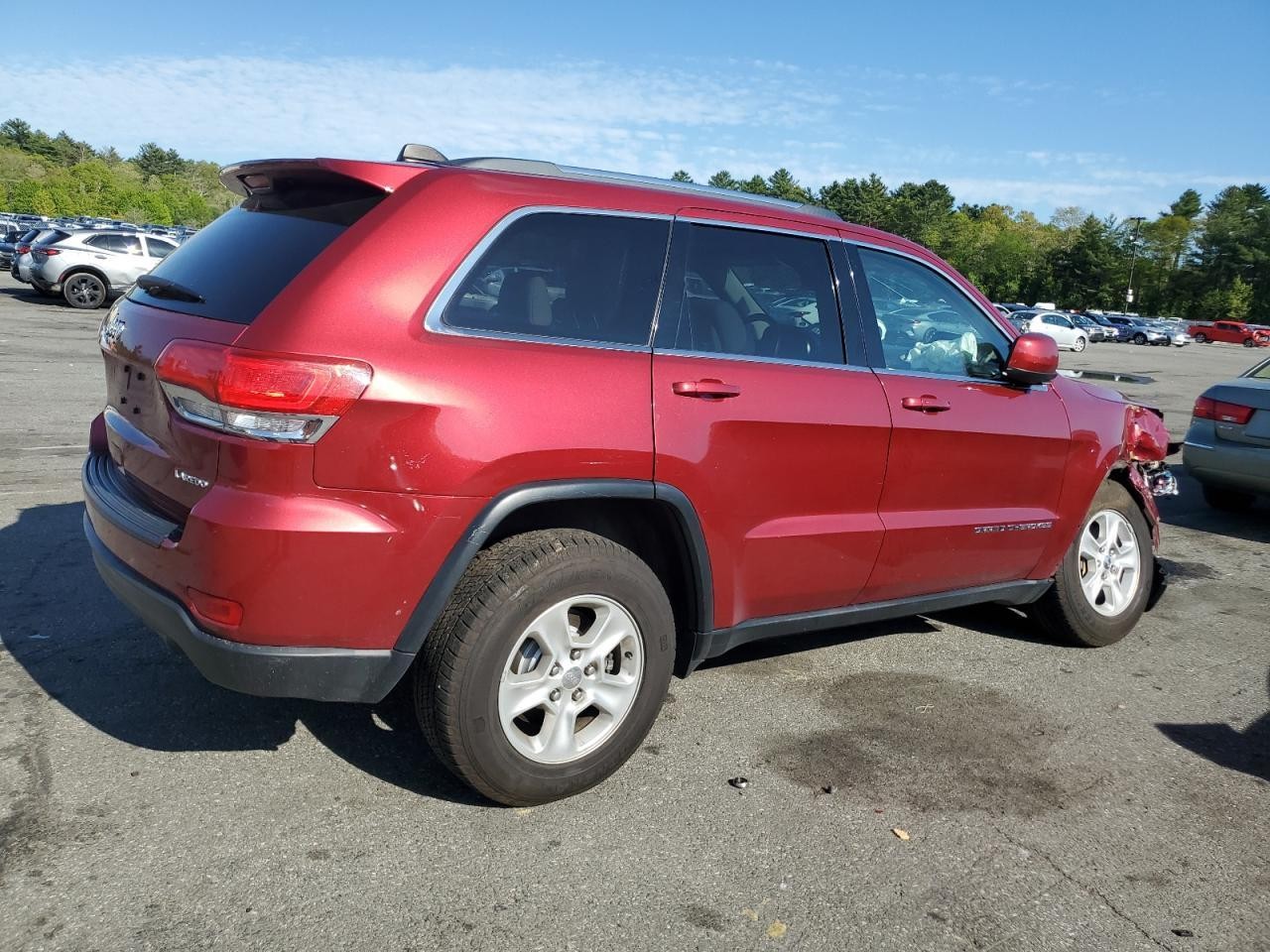 Used Deck Lid fits: 2014 Jeep Grand cherokee privacy tint glass w/rear view came