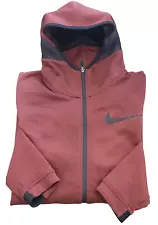 Nike Thermaflex Showtime Basketball Hoodie Men's XL Red Full Zip - 856438-619