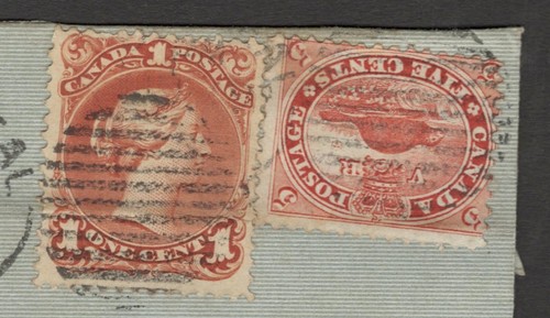 Incredible UN #15 & #22 1st Cents & Large Queen Combo, Montreal-Detroit See Desc - Picture 3 of 4