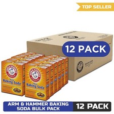 ARM  HAMMER Pure Baking Soda, 12 lbs Total 1 lb x 12 Packs 
