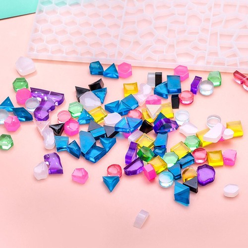 Moldes de resina mosaico -silicona -moldes de resina epoxi para esteras de tazas, organizador P. - Imagen 10 de 12