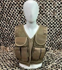 NEW Tippmann Tactical Airsoft Vest - Coyote Tan (69129)