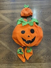 Children Halloween Costume Pumpkin Toddler Size 1-2 Years