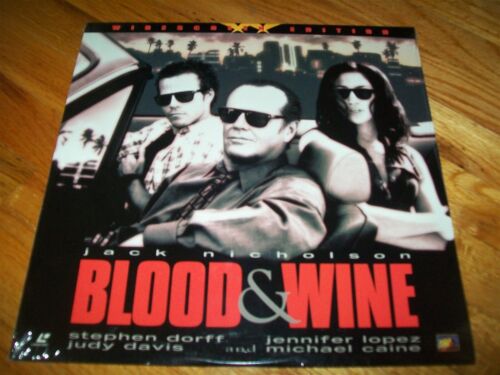 BLOOD & WINE Laserdisc LD PANTALLA ANCHA TOTALMENTE NUEVO SELLADO JACK NICHOLSON ESTRELLAS Y - Imagen 1 de 1